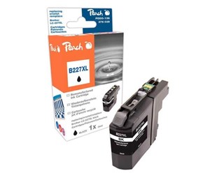 Printertilbehør blekk/toner - Peach - black - ink cartridge (alternative for: Brother LC-227XLBK) - Blekkpatron Svart - PI500-136