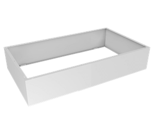 Avtrekksvifter - THERMEX Ceiling podium, 900 mm, High (H:255 mm), White - 500.30.3020.0