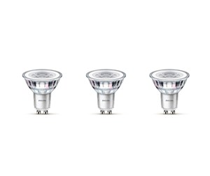 LED-lyspære - Philips LED-lyspære Classic 3.5W/827 (35W) 36° 3-pack GU10 - 929001217893