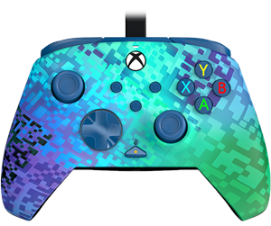 Spill - Tilbehør - PDP Rematch Wired Controller - Glitch Green - Controller - Microsoft Xbox One - 049-023-GG