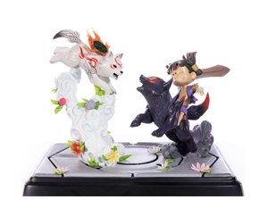 Reklameartikler - First 4 Figures - Okamiden - Chibiterasu vs. Dark Chibiterasu & Possessed Kuni Painted Statue (Standard Edition) - Figur - 5060316623046