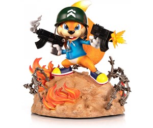 Reklameartikler - First 4 Figures - Conker's Bad Fur Day Resin Painted Statue: Soldier Conker (Standard Edition) - Figur - 5060316624524