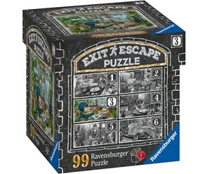 Puslespill - Ravensburger Exit Escape Puzzle - Room 3 99pcs - 16879