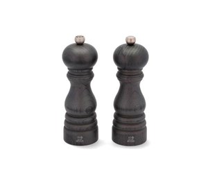 Kjøkkentilbehør - Peugeot Salt and pepper grinder set Paris 18 cm Graphite Beech - 24284