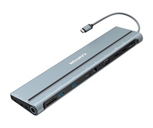 Dokkingstasjon - Canyon - docking station - USB-C - VGA HDMI DP - GigE - CNS-HDS90