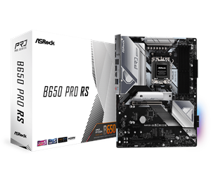 Hovedkort - ASRock B650 Pro RS Hovedkort - AMD B650 - AMD AM5 socket - DDR5 RAM - ATX - 90-MXBL10-A0UAYZ