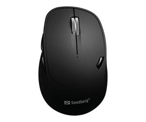 Mus - Sandberg Wireless Mouse Pro Recharge - Mus - Optisk - 6 - Svart - 631-02