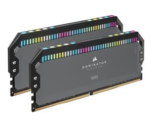 RAM - Corsair Dominator Platinum RGB DDR5-5600 - 64GB - CL40 - Dual Channel (2 pcs) - AMD EXPO & Intel XMP - Grå med RGB - CMT64GX5M2B5600Z40K