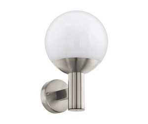 Smarthus - EGLO NISIA-Z outdoor wall lamp stainless steel/white - 900265