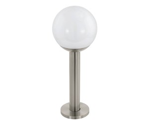 Smarthus - EGLO NISIA-Z garden lamp low stainless steel/white - 900266