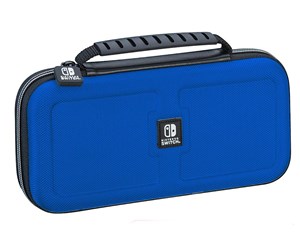 Spill - Tilbehør - BigBen Interactive Official Travel Case Deluxe - Blue (Nintendo Switch) - Nintendo Switch - NNS30BL