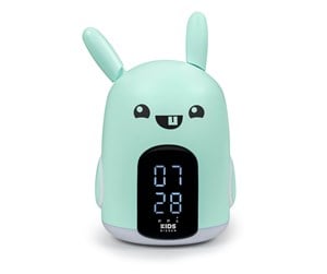 Barnelamper - BigBen Interactive Baxter the Rabbit Alarm Clock & Night light - RKIDSRABBIT