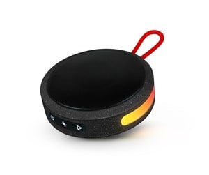 Bærbare festhøyttalere - BigBen Interactive Bluetooth Party Speaker - Nano - Black/Red - PARTYBTNANOBKR