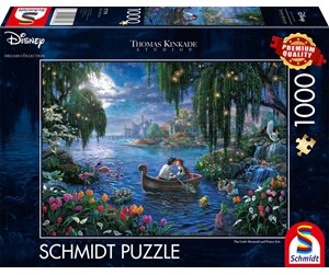 Puslespill - Schmidt Thomas Kinkade: The Little Mermaid and Prince Eric 1000pcs - 57370