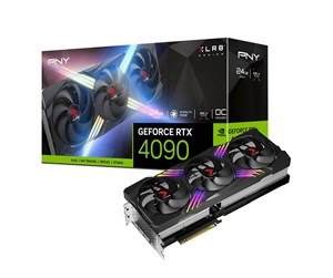 Grafikkort - PNY GeForce RTX 4090 XLR8 EPIC-X RGB Triple - 24GB GDDR6X RAM - Grafikkort - VCG409024TFXXPB1-O