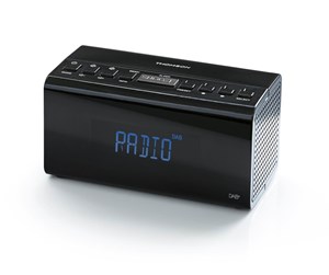 DAB, nettverks- og klokkeradio - BigBen Interactive Thomson Radio Clock with Dab+ (Black) - DAB/DAB+/FM - Svart - CR50DAB