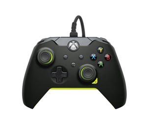 Spill - Tilbehør - PDP Gaming Wired Controller - Electric Black - Controller - Microsoft Xbox One - 049-012-GY