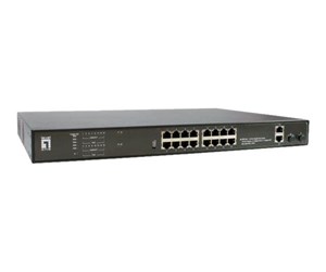 Switch/splitter - LevelOne GEP-2021 - switch - 20 ports - rack-mountable - GEP-2021