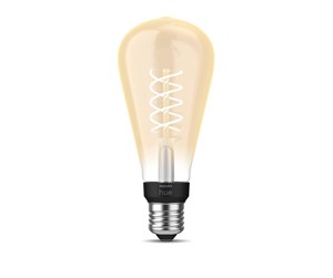 Smarthus - Philips Hue Filament Edison ST72, 7W, White Filament, E27 - 929003052301