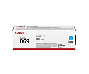 Printertilbehør blekk/toner - Canon CRG 069 / 5093C002 Cyan - Laser toner Blå - 5093C002