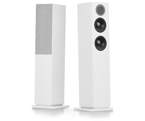 Trådløse flerromshøyttalere - Audio Pro A48 Wifi Wireless Multiroom Home Entertainment Stereo Floorstanding Speaker - White - 15261