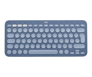 Tastatur - Logitech K380 Multi-Device Bluetooth Keyboard for Mac - keyboard - QWERTZ - German - blueberry - Tastatur - Tysk - Blå - 920-011173