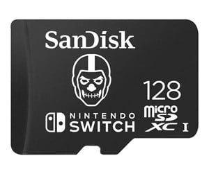 Minnekort - SanDisk Nintendo Switch microSD - 100MB/s - 128GB - Fortnite Edition - SDSQXAO-128G-GN6ZG