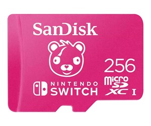 Minnekort - SanDisk Nintendo Switch microSD - 100MB/s - 256GB - Fortnite Edition - SDSQXAO-256G-GN6ZG