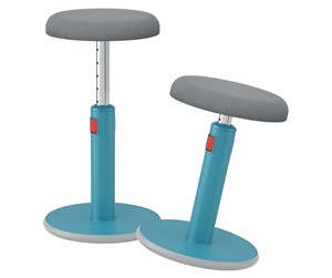 Ergonomi - Leitz Ergo Cosy Active Sit Stand balansestol, Sjøblå - 65180061