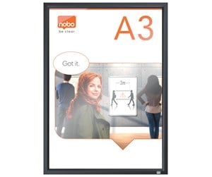 Konferanse & Presentasjon - Nobo Impression Pro A3 Poster Frame with Graphite Grey Clip Frame - 1915581