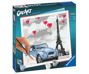 Kreative leker - Ravensburger CreArt - Lovely Paris - 11220197