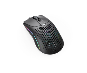 Mus - Glorious Model O Wireless 2 - Matte Black - Gaming mus - Optisk - 6 - Svart med RGB-lys - GLO-MS-OWV2-MB