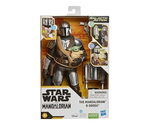 Figurer - Hasbro Star Wars Galactic Action The Mandalorian & Grogu, interaktive elektroniske figurer - F51945L0