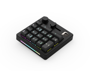 Tastatur - Glorious Numpad - Wireless - Black Slate - Numpad - Universal - Svart - GLO-GMMK-NP-FOX-B