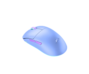 Mus - Xtrfy M8 Wireless - Frosty Purple - Gaming mus - Optisk - 5 - Lilla - M8W-FROSTY-PURPLE