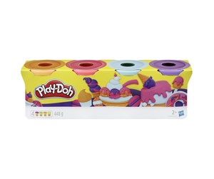 Byggesett - Hasbro Play-Doh 4 Pack of Sweet Themed Non-Toxic colours, 4-Ounce Cans - E4869ES0