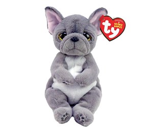 Dukker, Bamser & Utstyr - Ty Beanie Bellies - Wilfed Grey Dog 20cm - 0008421405961