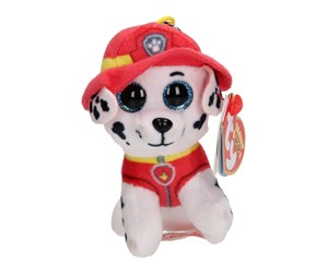 Dukker, Bamser & Utstyr - Ty Beanie Boo Clips - PAW Patrol - Marshall Keychain 8.5cm - 21412778