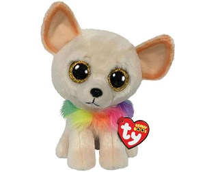 Dukker, Bamser & Utstyr - Ty Beanie Boos - Chewey Tan Chihuahua 24cm - 2004171