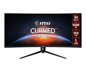 Skjerm - 34" MSI Optix MAG342CQR UWQHD 144Hz - Optix MAG342CQR