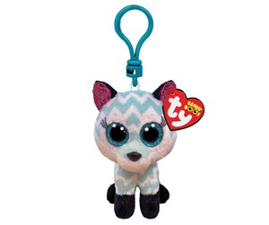 Dukker, Bamser & Utstyr - Ty Beanie Boo Clips - Atlas Aqua Fox 7cm - 2007534