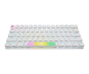 Tastatur - Corsair K70 PRO MINI - Gamingtastatur - Hvit - CH-9189110-NA