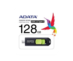 Minnepenn - A-Data ADATA UC300 - 128GB - Minnepenn - ACHO-UC300-128G-RBK/GN