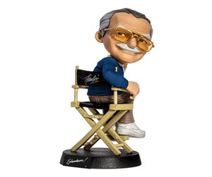 Reklameartikler - Iron Studios - Statue Stan Lee (Blue) - Pow! - MiniCo - Figur - 0609963127696