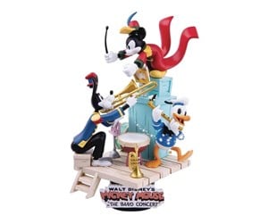 Reklameartikler - Beast Kingdom - Disney Mickey Mouse D-Stage 047 PVC Diorama The Band Concert - Figur - 4710586068238