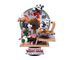 Reklameartikler - Beast Kingdom - Disney Mickey Mouse D-Stage PVC Diorama Clock Cleaners - Figur - 4710586068221