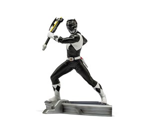 Reklameartikler - Iron Studios - Statue Black Ranger - Mighty Morphin Power Rangers - BDS Art Scale 1/10 - Figur - 0609963128150