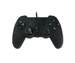 Spill - Tilbehør - Steelplay Slim Pack Wired Controller - Black - Controller - Sony PlayStation 4 - JVAMUL00152