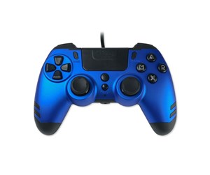 Spill - Tilbehør - Steelplay Slim Pack Wired Controller - Blue - Controller - Sony PlayStation 4 - JVAMUL00150