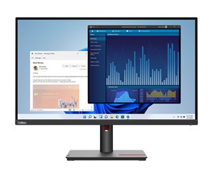 Skjerm - 27" Lenovo ThinkVision T27p-30 - 3840x2160 - IPS - USB-C - 63A9GAT1EU